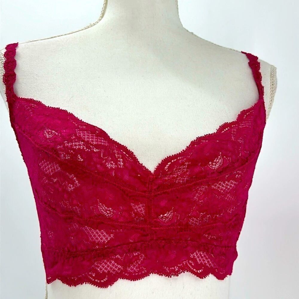 Cosabella Never Say Never Sweetie Soft Bra Hot Pink L = 36-38 B/C